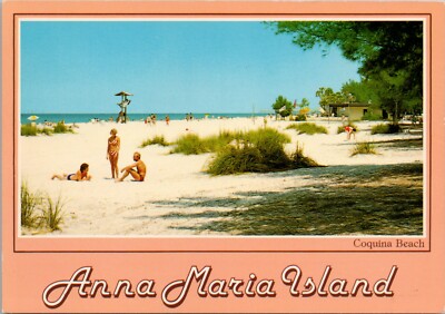 Anna Maria Island, Florida ~ White Sand Beaches Of Coquina Beach - Postcard