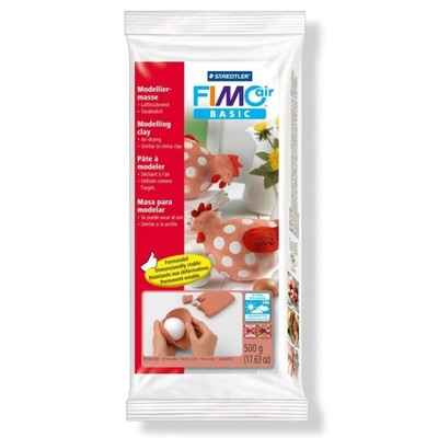 STAEDTLER  FIMO  air basic Modelliermasse, lufthärtend, 500g, terrakotta
