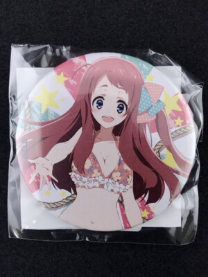 Zombie Land Saga Can Badge Pin Idol Vacation in Saga WEB Kuji Sakura Minamoto