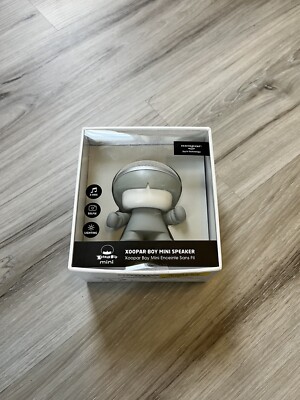 Xoopar Boy Mini Wireless Bluetooth Speaker Remote Selfie Taking Gray