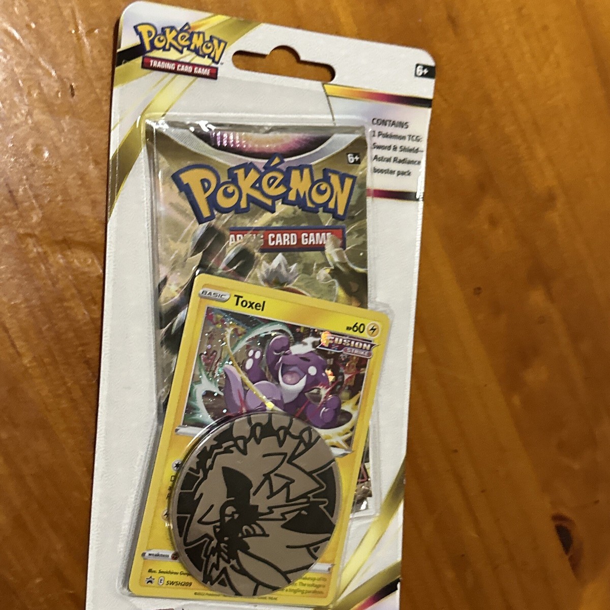 Toxel Pokémon Sword & Shield Astral Radiance TCG Booster Pack