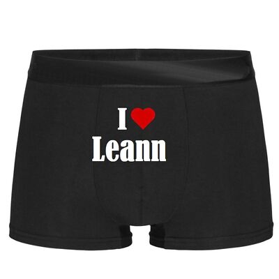 Boxershorts I Love Leann Geburtstag Geschenk Valentinstag Weihnachten