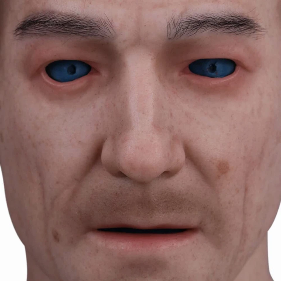 Avi Silicone Mask Realistic Man Mask For Masquerade Crossdressing Disguise Prank - Bild 3 von 4