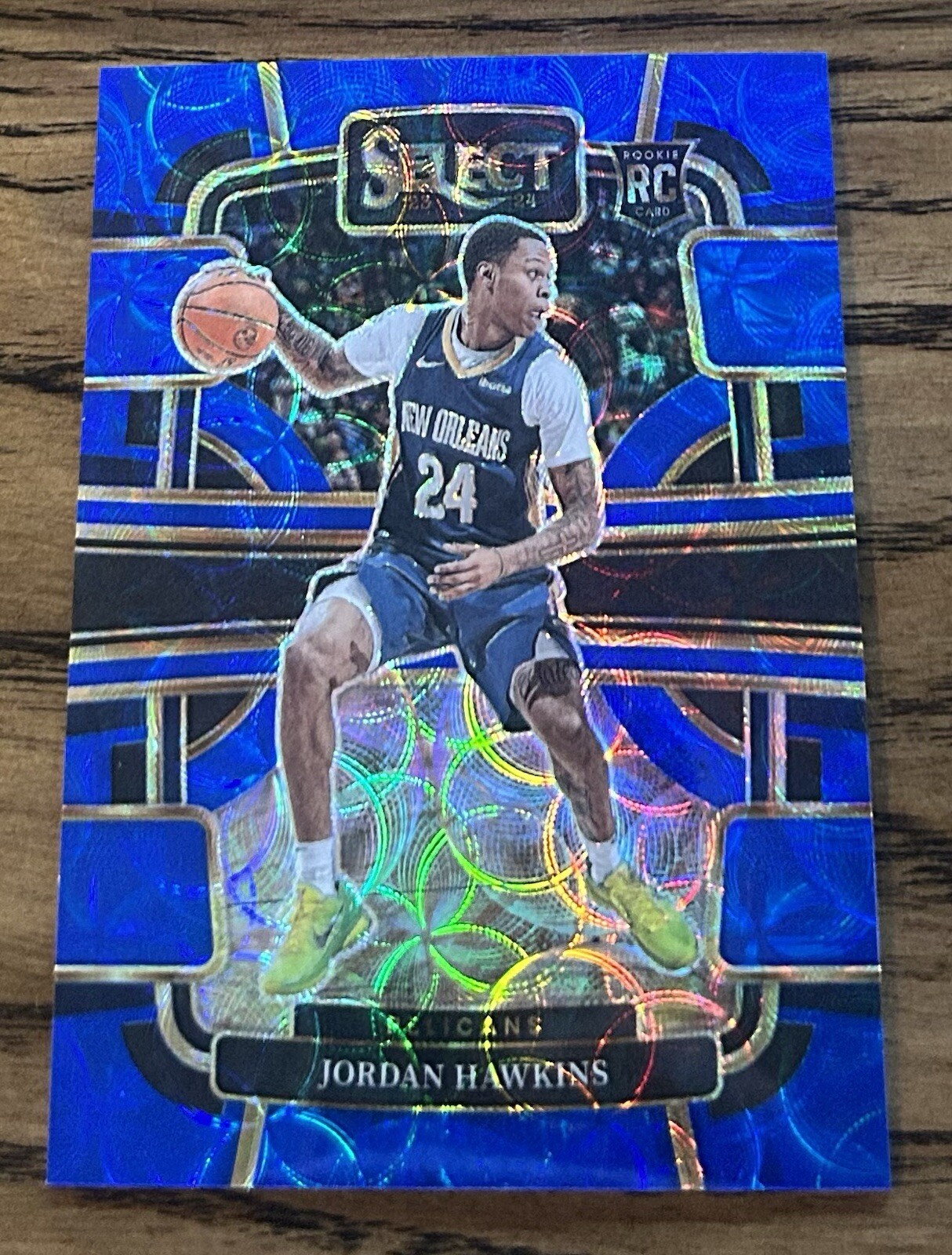 2023-24 Select Jordan Hawkins #72 RC Rookie Concourse Blue Scope Prizm /249