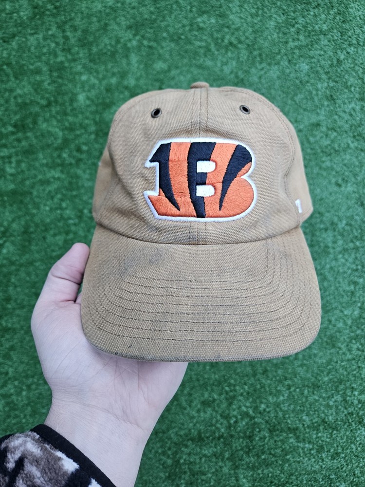Carhartt X New Era 47 Cincinnati Bengals NFL Tan Canvas Strspback Hat