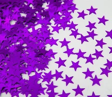Tabletop Confetti Purple Star Birthday Wedding Anniversary Scatter Party DecorX8