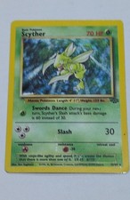 Pokémon TCG Scyther Jungle 10/64 Holo Unlimited Holo Rara Carta Pokemon Foil 