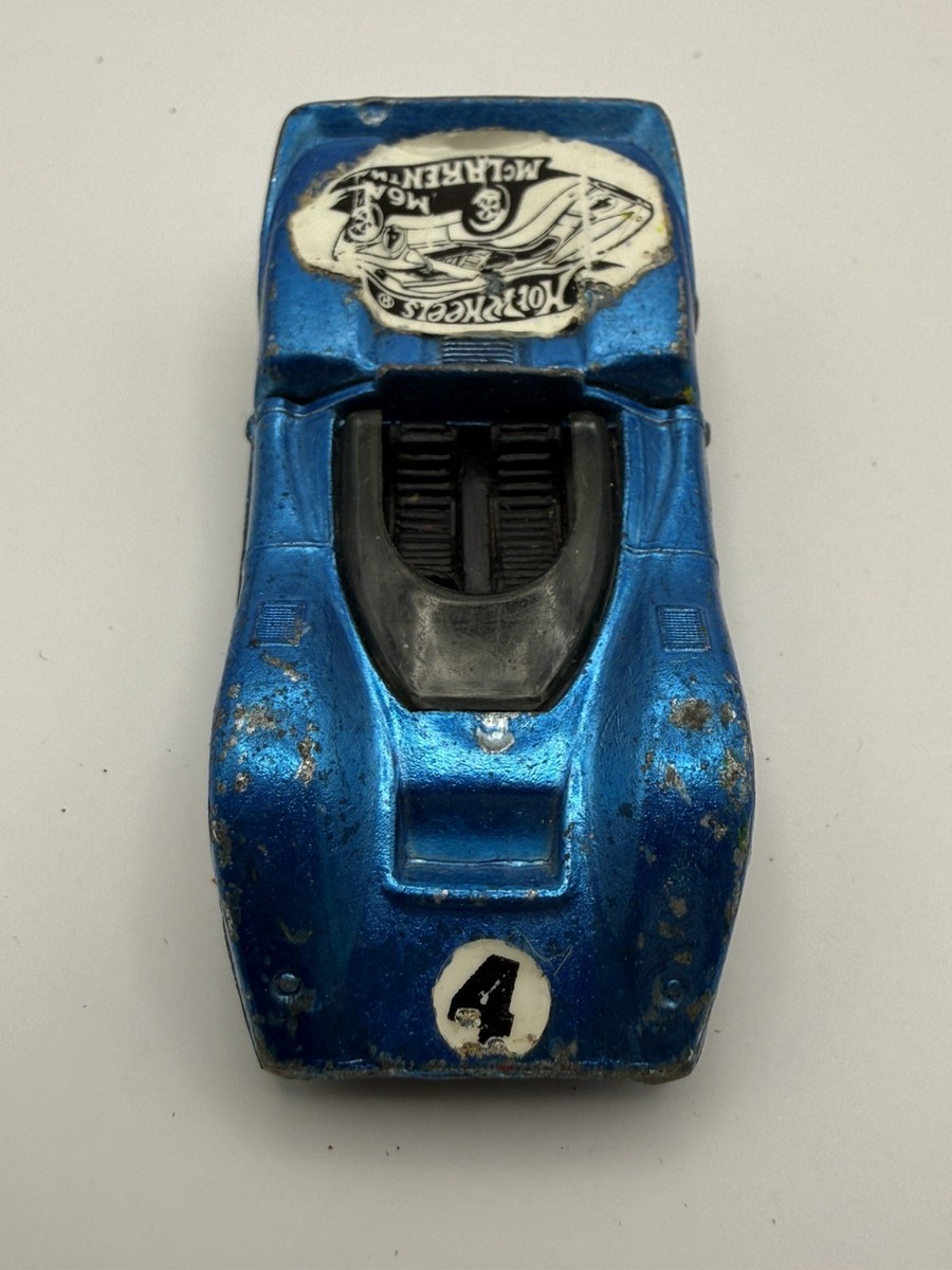 Vintage 1968 Hot Wheels Redline McLaren M6A Blue | eBay