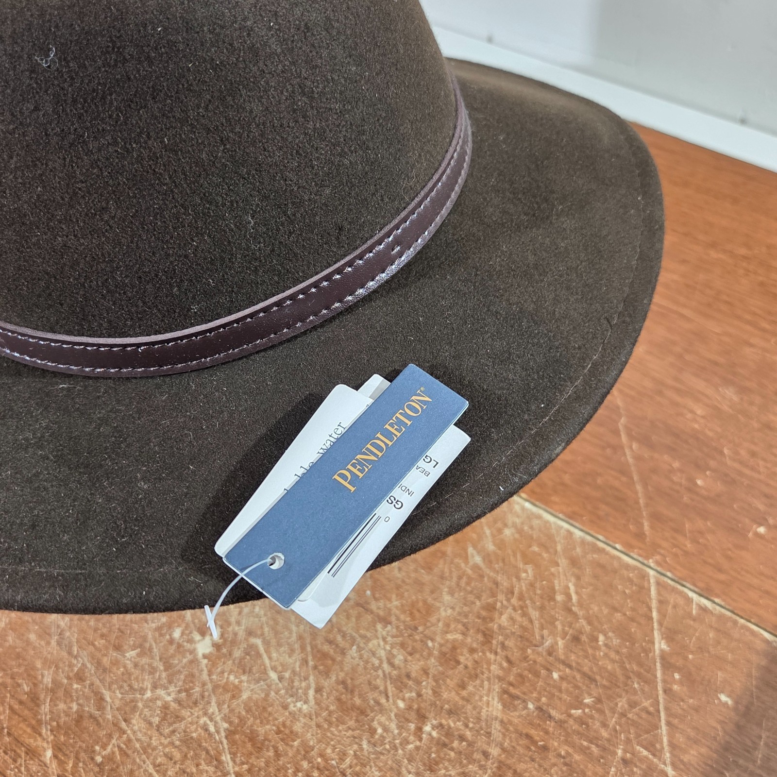 Pendleton 100% Wool Outback Hat Size Large - image 9