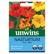 Nasturtium Tall Mix | Unwins Easy To Grow Seeds