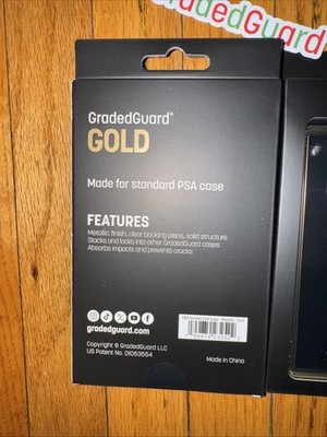 GradedGuard PSA Graded Card Case Guard Protector GOLD METALLIC Lot