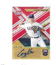 Colby Halter - 2019 Elite Extra Edition - 18U National- Red - Auto - #120/150
