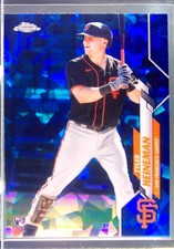 2020 Topps Chrome Update Sapphire Edition Tyler Heineman RC #U-241 Giants