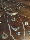 Vintage Estate Costume Jewelry Lot 30 Retro MCM Gold Silver Tone Mix w/ Watches