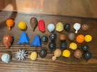 Vintage lot of unique playmobil hair people figure hair
