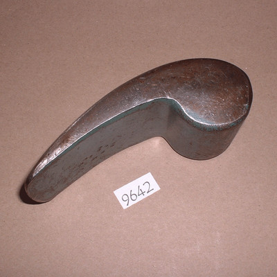 Auto Body Wedge Comma Dolly - 3.37 lbs. Unmarked - 5-3/8'' x 2-1/2'' x 1-15/16''