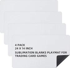 Yexiya Tapetes para Juegos de Cartas, 4 Piezas — Alfombrillas de 14 x 24 pulgada