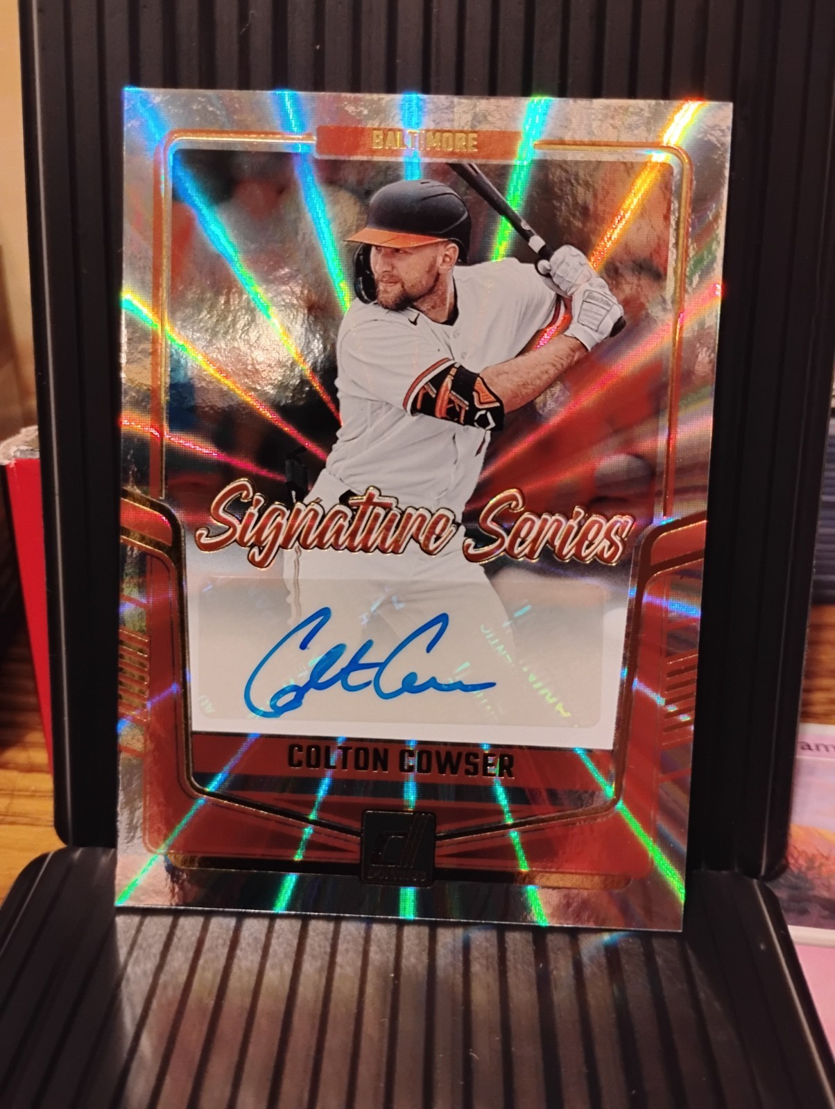 2024 Panini Donruss - Signature Series Colton Cowser #SS-CC Laser (AU, RC)