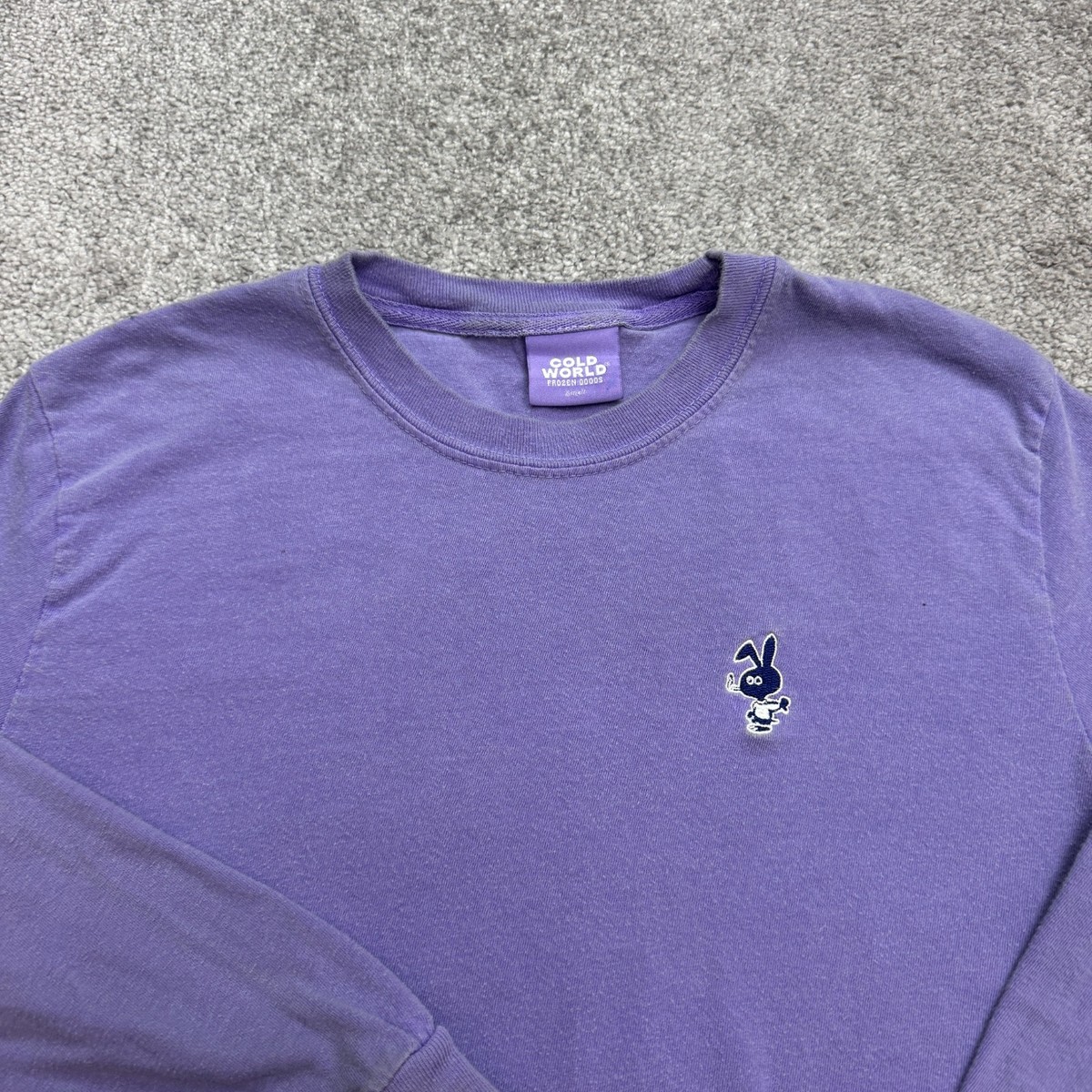 Cold World Frozen Goods Pest Control Bunny Graphic T-Shirt Mens