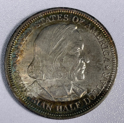 1892 Columbian Silver  Half Dollar Commemorative - Nice Coin at a Great Price!