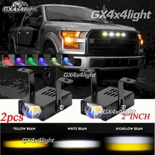 2x Led Lights Fit 1995-2019 Raptor Style White Yellow Grille Spotlights Kit 12v 2x Led Lights Fit 1995-2019 Raptor Style White Yellow Grille Spotlights Kit 12v
