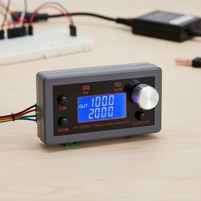NEMA 17/23 Stepper Motor Driver Controller with Pulse Speed Control Module