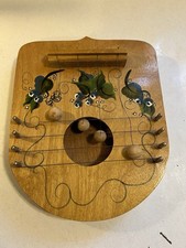 1987 Van Klein Wooden Door Chime Love Cottage Wall Hanging Home Decor