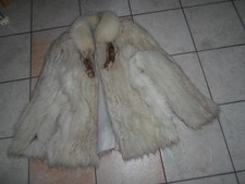 SAGA FOX Damen Jacke Blaufuchsjacke Pelzjacke Winterjacken Blaufuchs Größe M 38