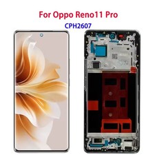 6.7''Original For Oppo Reno11 Pro CPH2607 AMOLED Display Touch Screen Digitizer