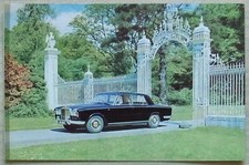 ROLLS ROYCE Silver Shadow & BENTLEY T Series Sales Brochure 1966 Ref TSD 2220