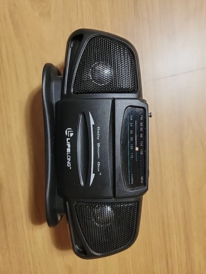 LIFELONG # 2225 Mini BABY BOOM BOX AM/FM Portable RADIO 7.5'' x 3.5'' inches