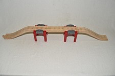 Thomas Wooden Railway STACKING RISER Lot Elevating Track Red Risers EXCELLENT
