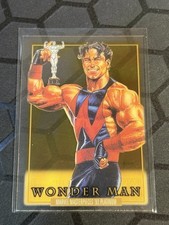 2024 SkyBox Marvel Masterpieces 92 Platinum Wonder Man #93 Clear Cut