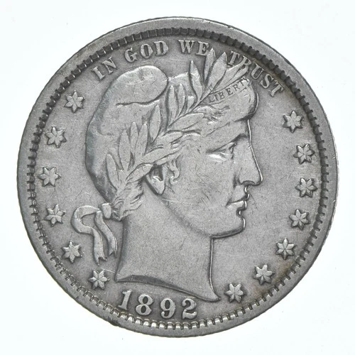 1892 Barber Quarter *6122