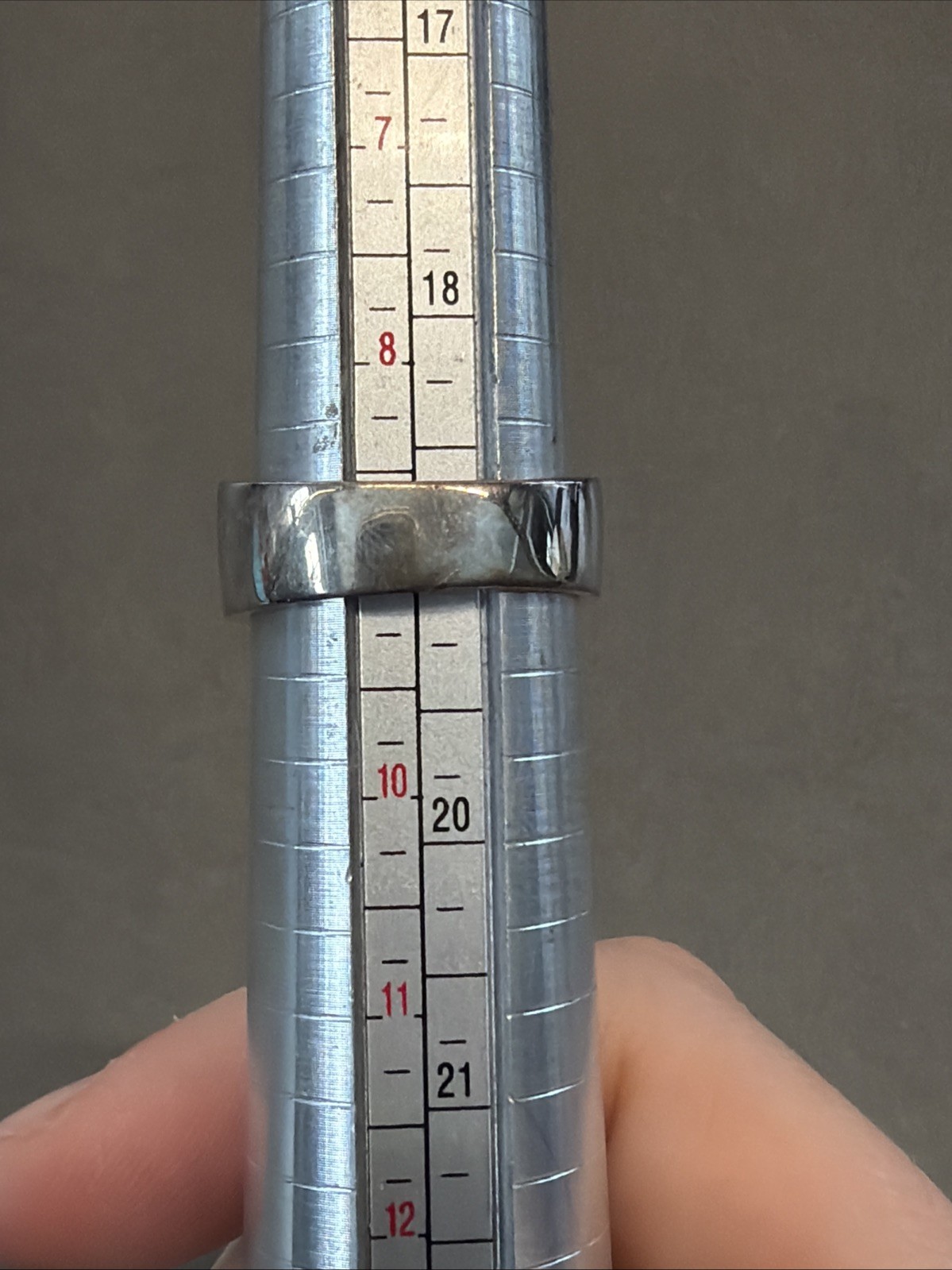 FH Signed Sterling Silver Ruby Stone Cross Ring T… - image 11