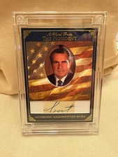 A Word From potus 2025 Richard Nixon Authentic Handwritten Word Short Print SP A Word From potus 2025 Richard Nixon Authentic Handwritten Word Short Print SP
