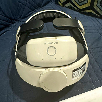 BOBOVR VR Head Strap Adjustable Headband White/Black MPN DCECA806M-H