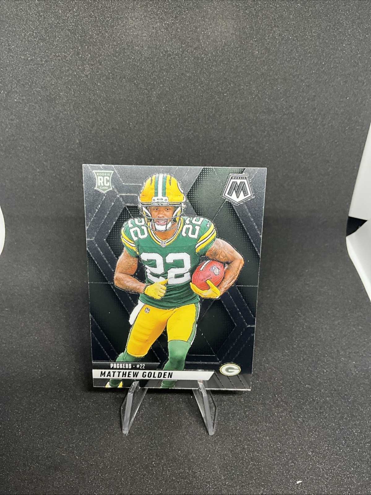 2025  Panini Mosaic Matthew Golden RC. Rookie #323 Packers