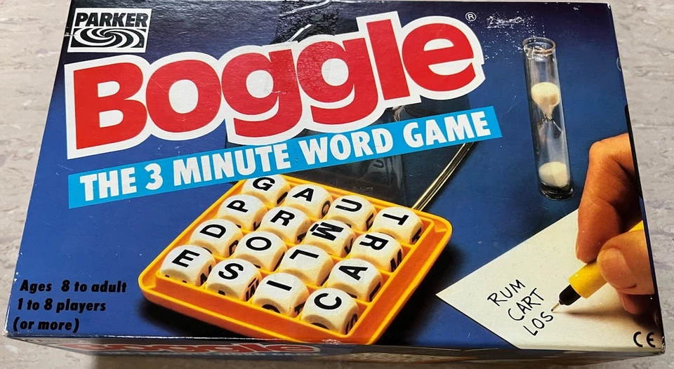 Vintage Boggle Word Game by Parker 1985 - (8yrs+)  ~ Complete 80s Family Fun - Image 3 of 4