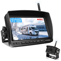 Urvolax RüCkfahrkamera Kabellos 7 Zoll Monitor Wasserd