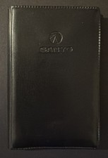 SANYO CX 2700 VINTAGE SOLAR POWERED CALCULATOR + WALLET Amorphous Solar System