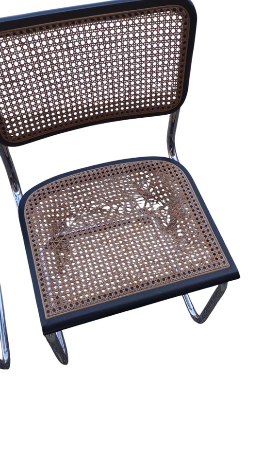 SEDIE CESCA Anni 60 - 4 PEZZI Da Ricondizionare - Immagine 4 di 4