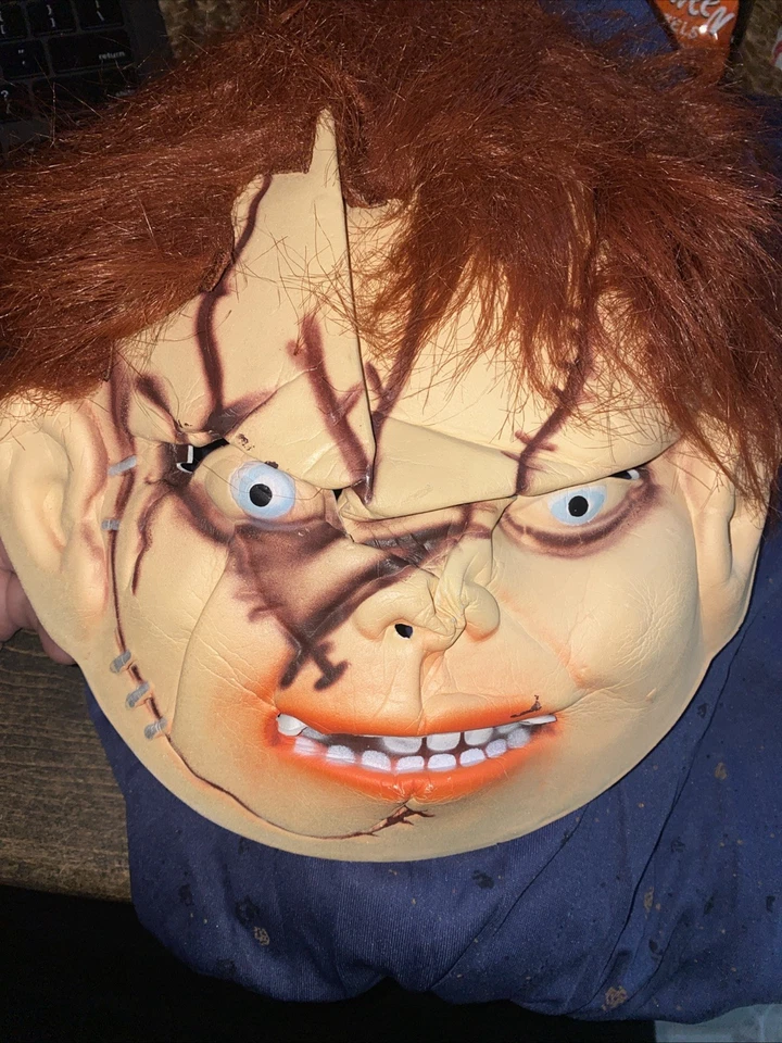 SEED OF CHUCKY Mono Disfraz Niño Talla Grande X-Grande Con Máscara 2004 Foto 2 de 4