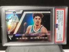 PSA 10 GEM MINT 2020 PANINI FLUX FLOW MOTION SILVER PRIZM LAMELO BALL NO. 20