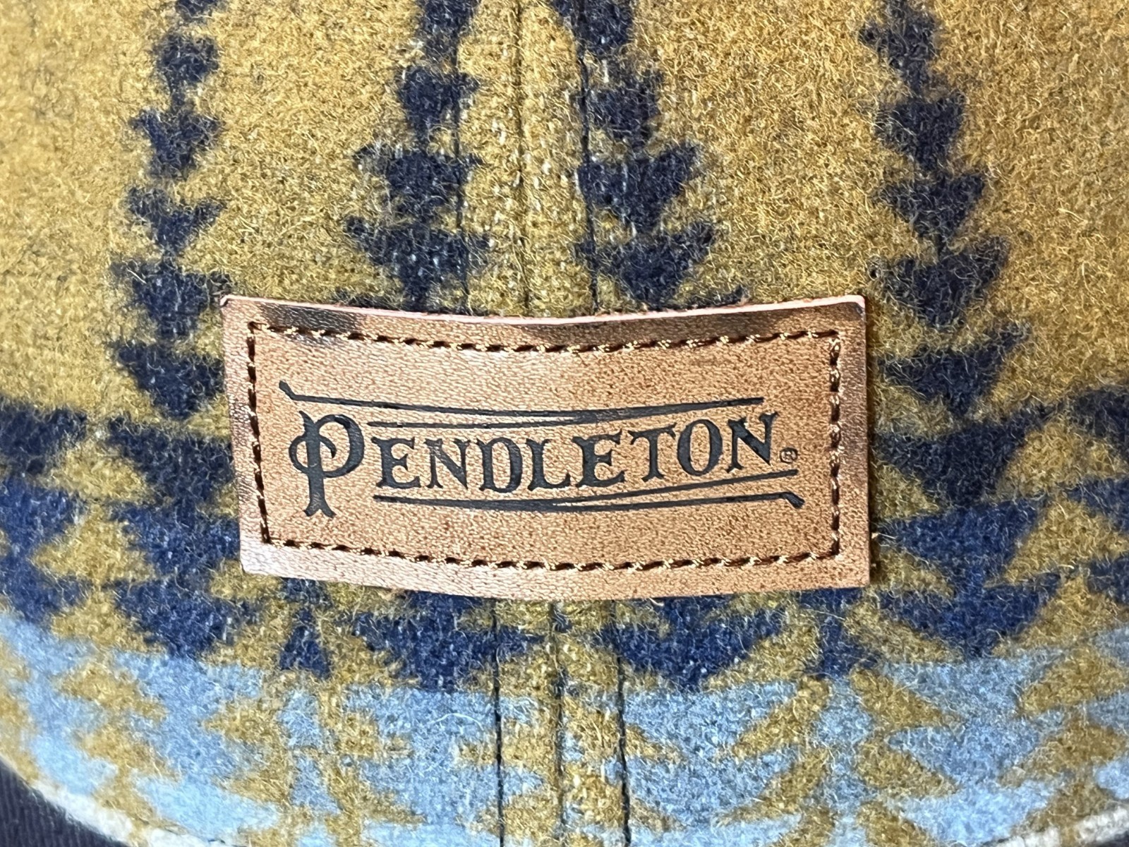 Pendleton Wool Baseball Cap - Geometric Aztec Pat… - image 5