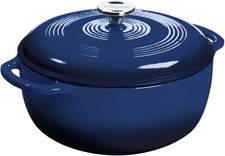 BRAND NEW LODGE INDIGO ENAMEL 6 QT. DUTCH OVEN/CASSEROLE CAST IRON