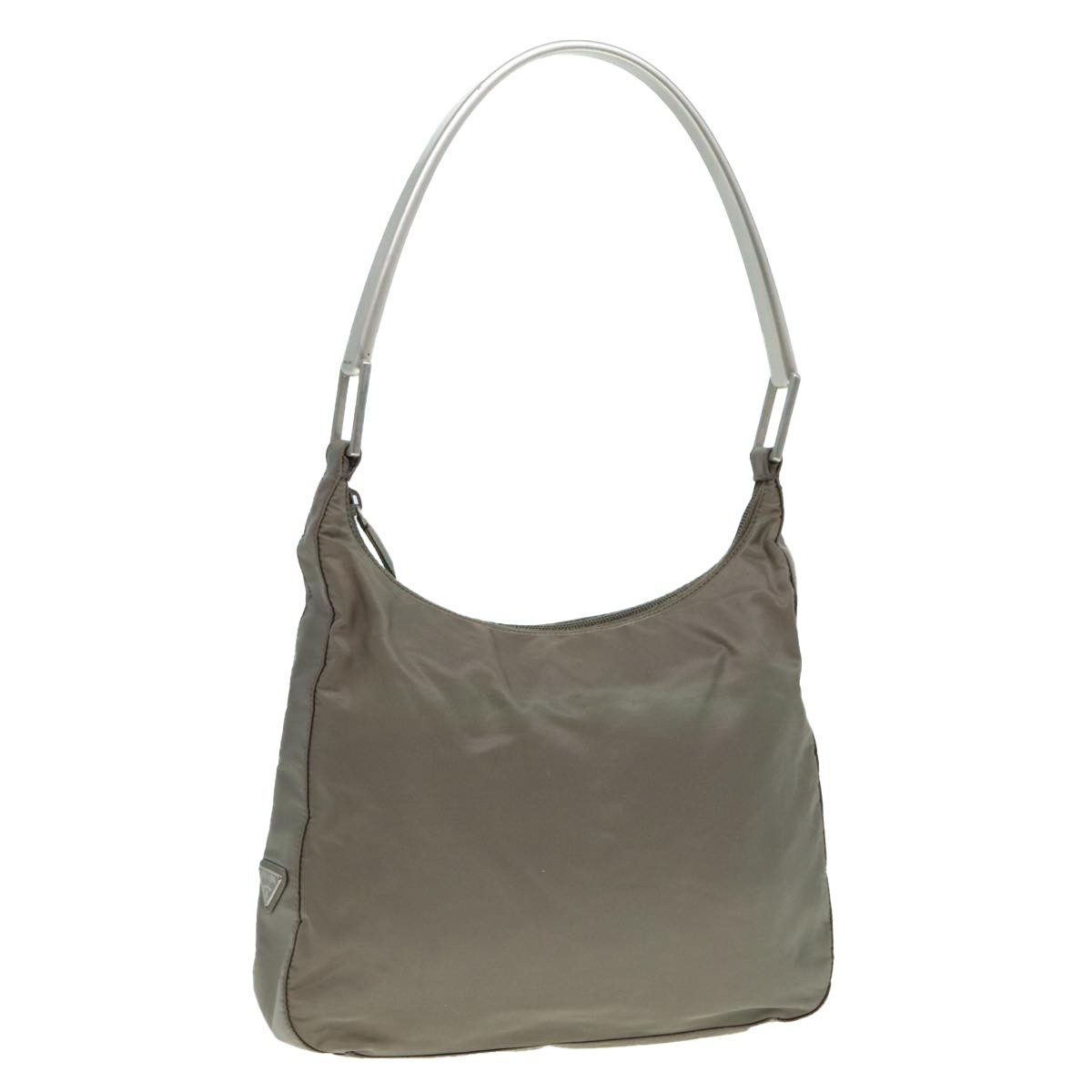 バッグ PRADA nylon shoulder bag grey PRADA Shoulder Bag Nylon Gray Silver Auth 88828 | eBay