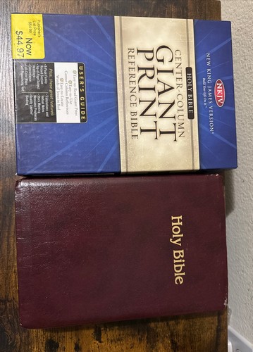 GIANT Print Holy Bible NKJV New King James Version Red Letter Nelson 433BG - Picture 8 of 8