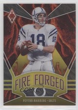 2020 Panini Phoenix Fire Forged Yellow 57/75 Peyton Manning #4 HOF 0k4
