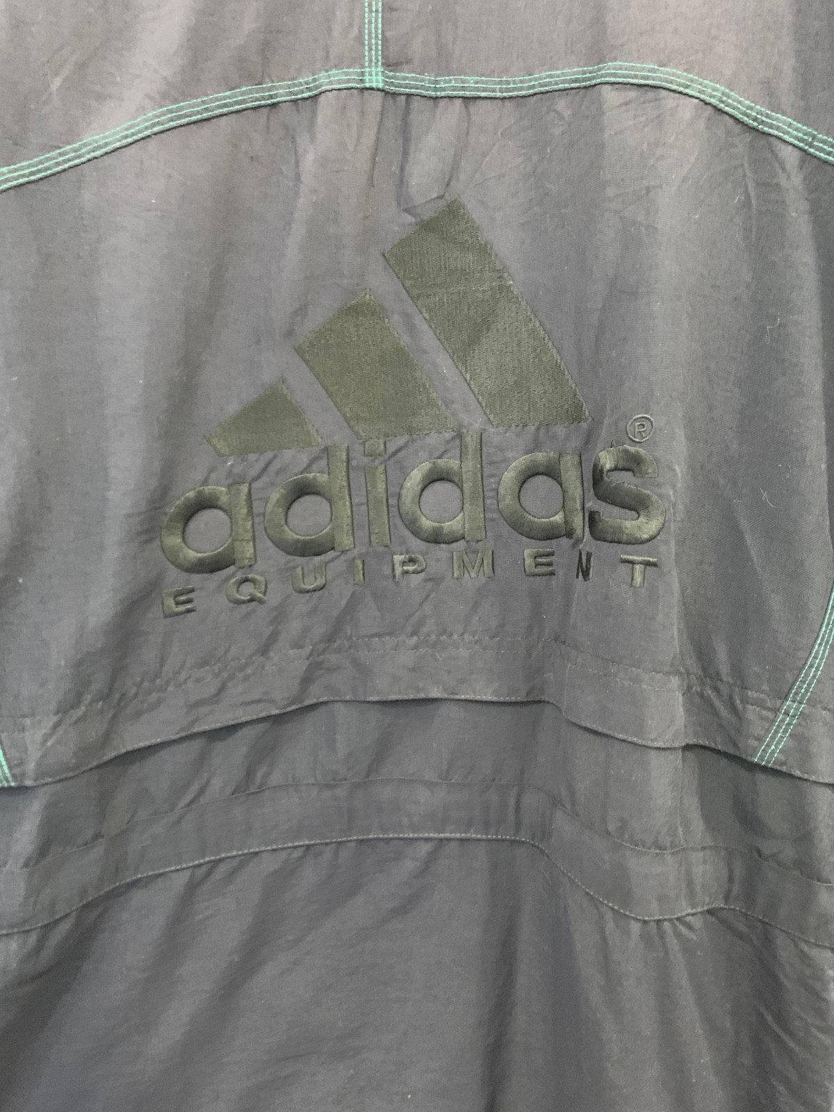 Vintage Adidas Equipment Insulated Parka Jacket Men’s M Navy Green 90s #193 thumbnail 11